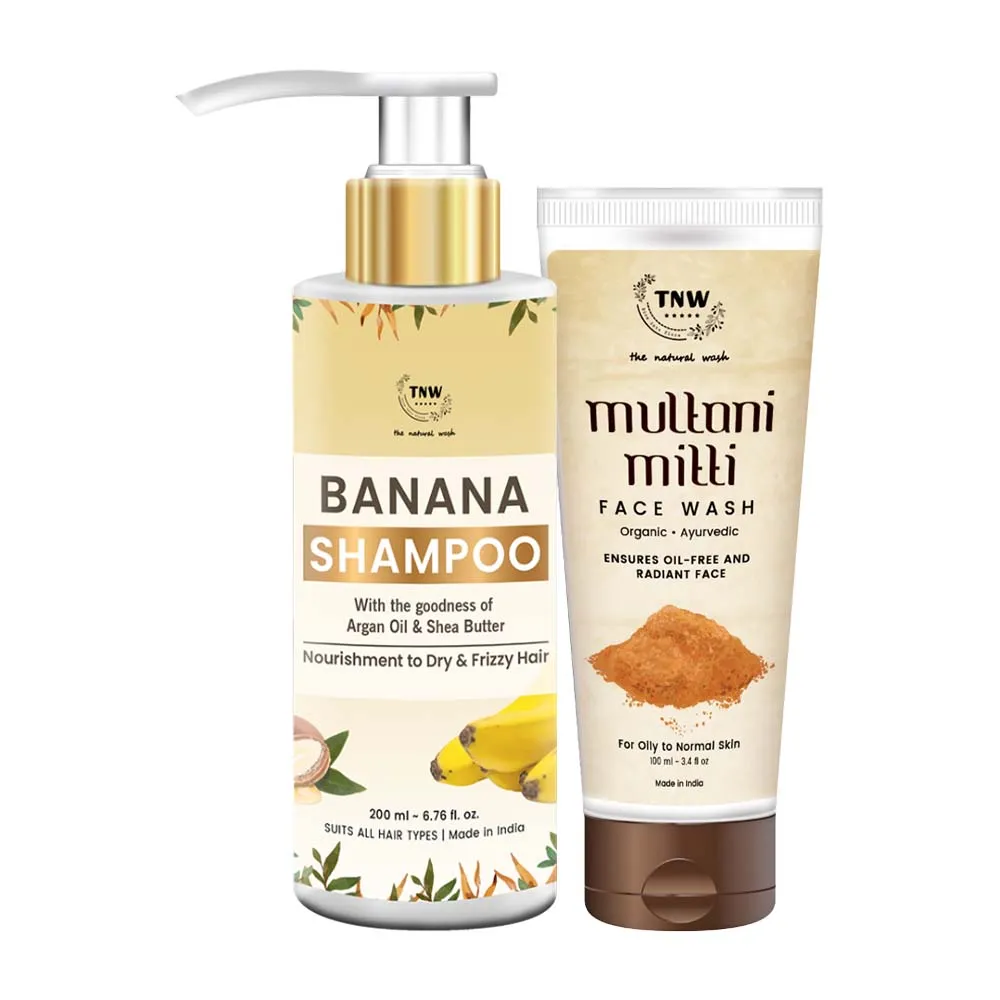 TNW The Natural Wash Tomato Clay Mask & Multani Mitti Face Wash Combo