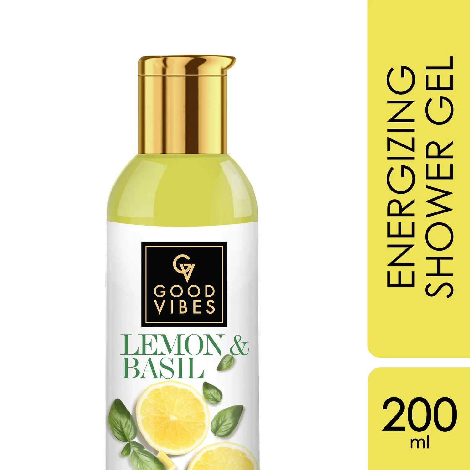 Good Vibes Lemon & Basil Energizing Shower Gel (200 ml)