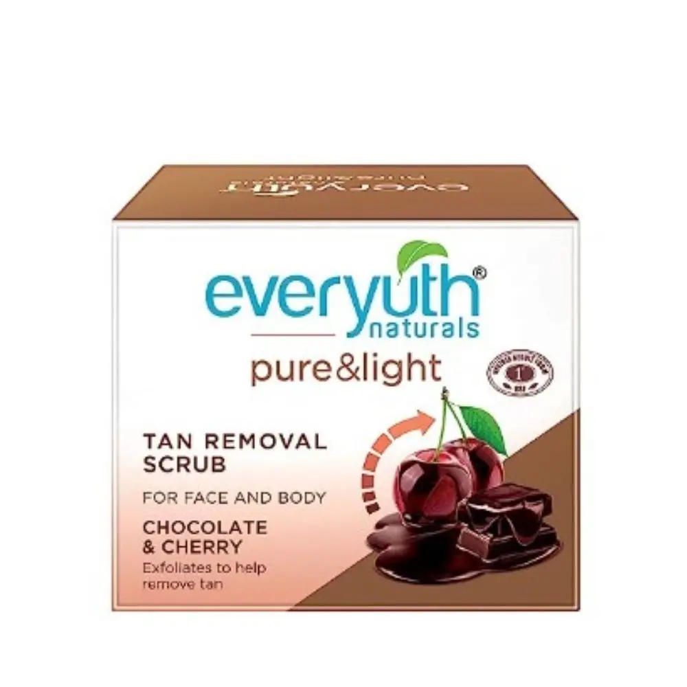 Everyuth Naturals Chocolate and Cherry Tan Removal Scrub (50 g)