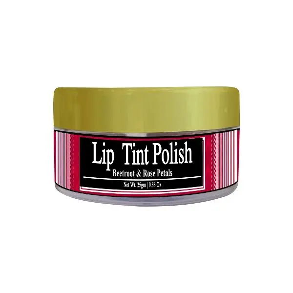 Zenvista Meditech Lip Tint Polish, Lip lightening & brightening for dark lips with Beetroot And Rose Petals all organic certified ingredients (25 g)