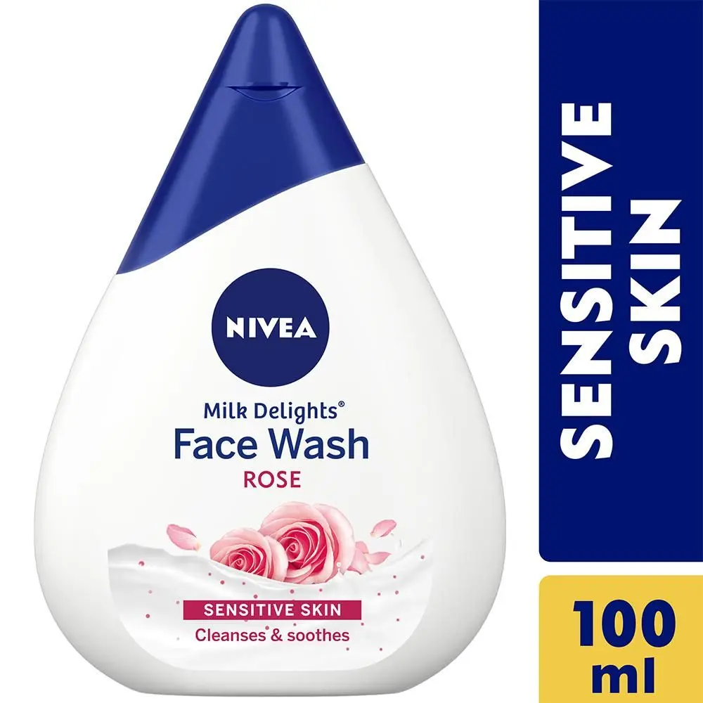 NIVEA Milk & Rose Face wash , ph balanced for Gentle cleansing & soothing (Sensitive skin)