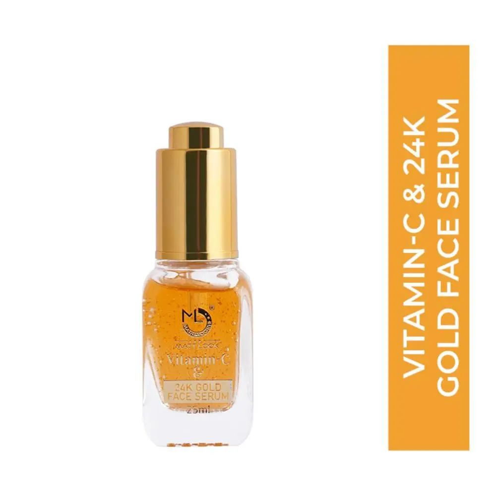 Mattlook Vitamin-C & 24K Gold Face Serum, 25ml