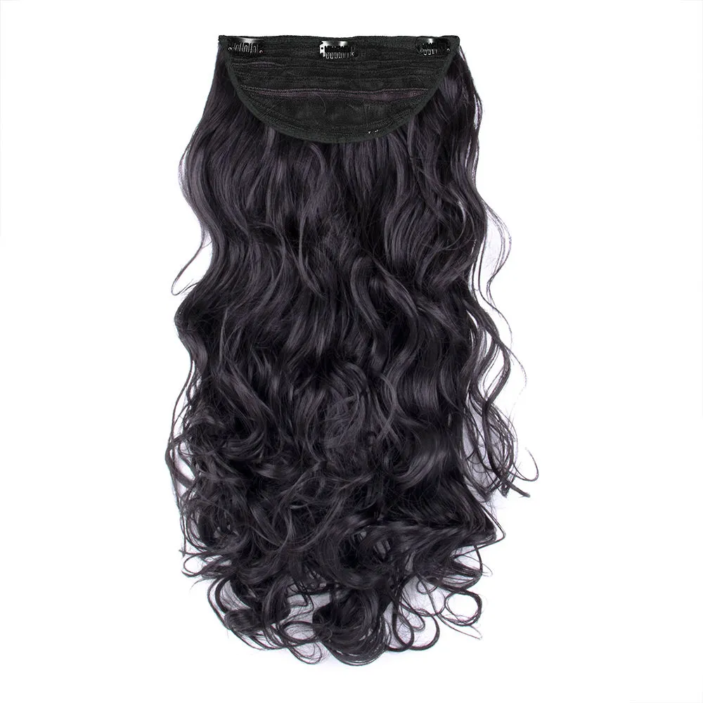 Streak Street Clip-In 24 Full-Wavy Natural Black Hair Extensions