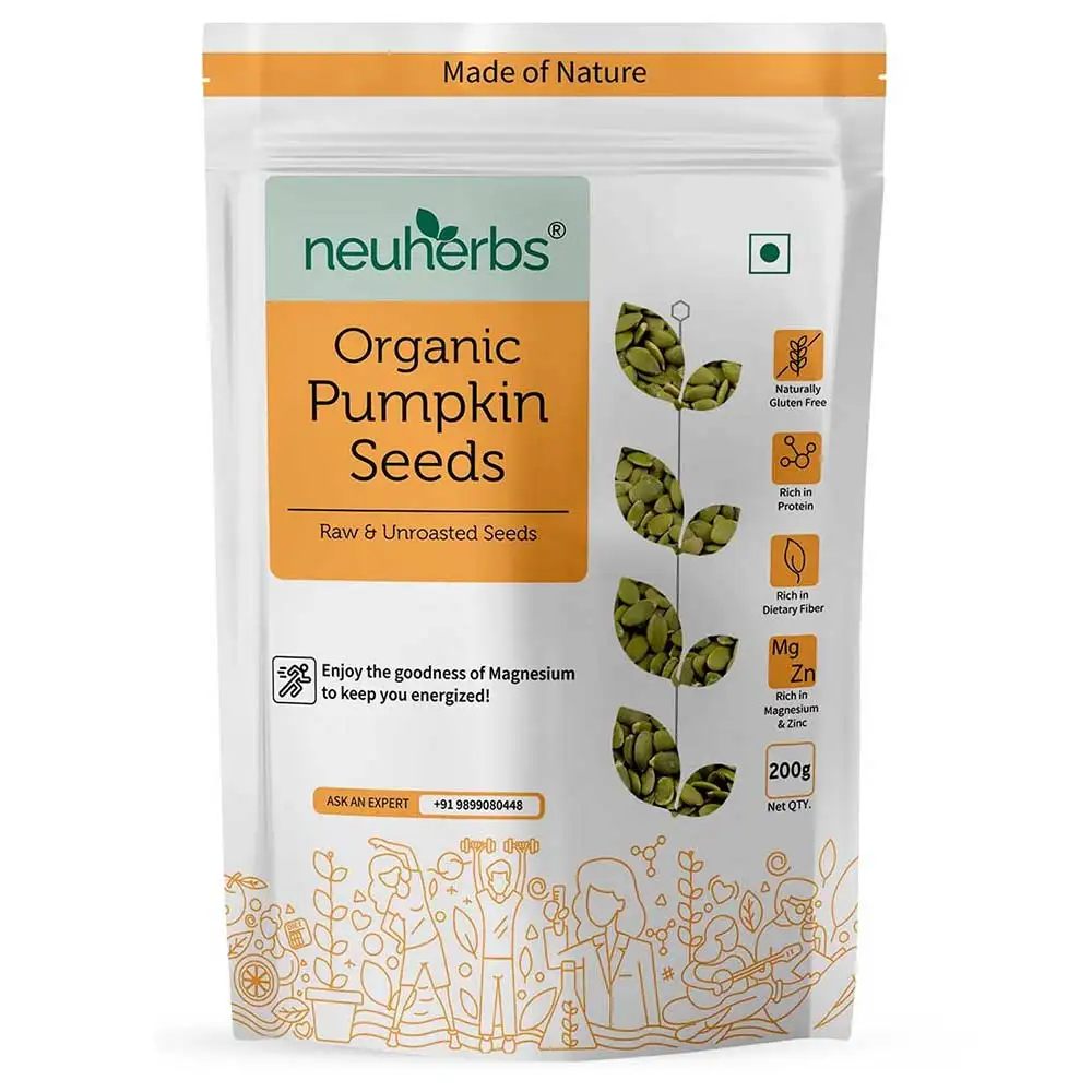 Neuherbs Organic Pumpkin Seeds,  Unflavoured  200 g