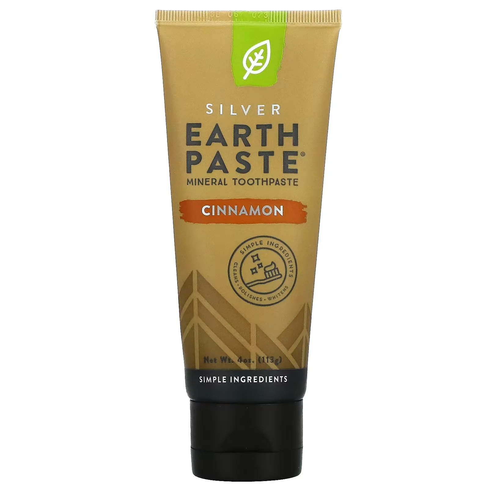 Earthpaste, Mineral Toothpaste, Cinnamon, 4 oz (113 g)