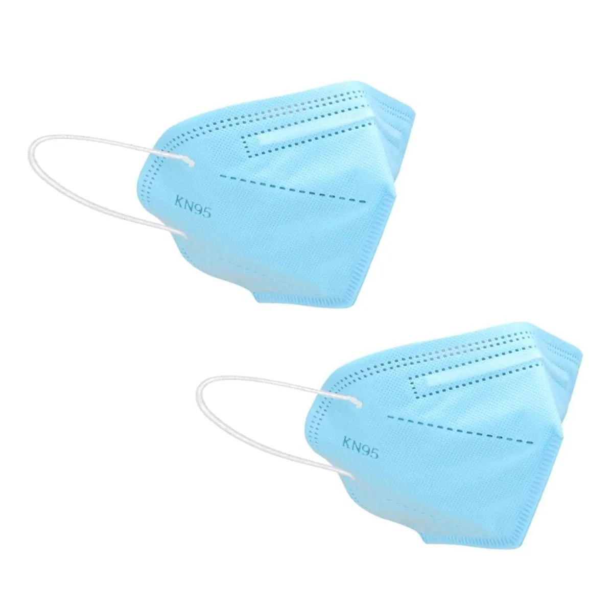 OOMPH Pack Of 2 Kn95/n95 Anti-pollution Reusable 5-layer Mask (blue )