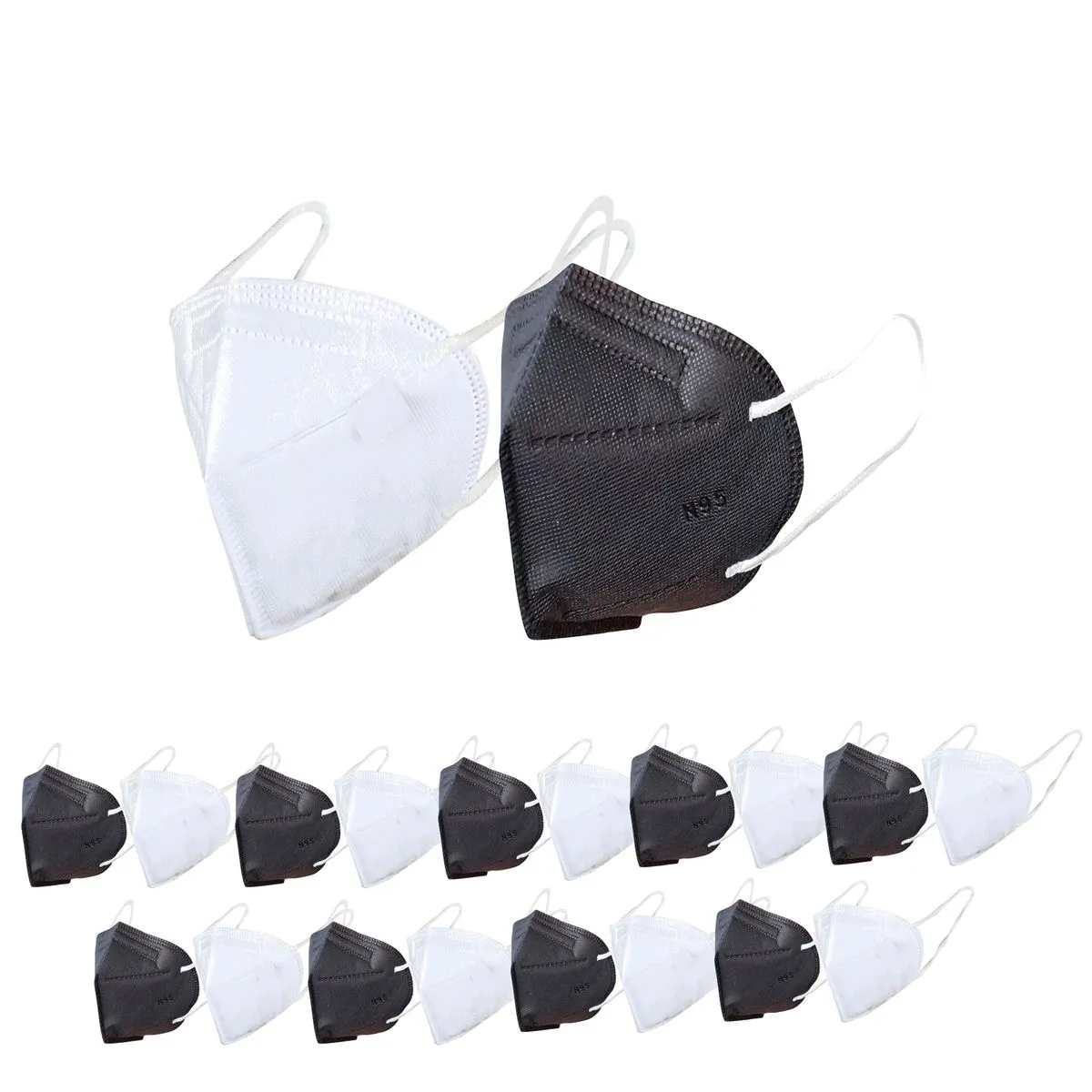 OOMPH Pack of 100 Kn95/N95 Anti-Pollution Reusable 5-Layer Mask