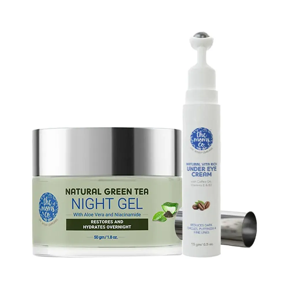 The Moms Co. Under Eye Cream With Green Tea Night Gel