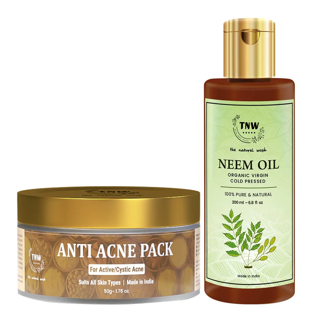 TNW-The Natural Wash Combo of Anti Acne pack & Neem Oil