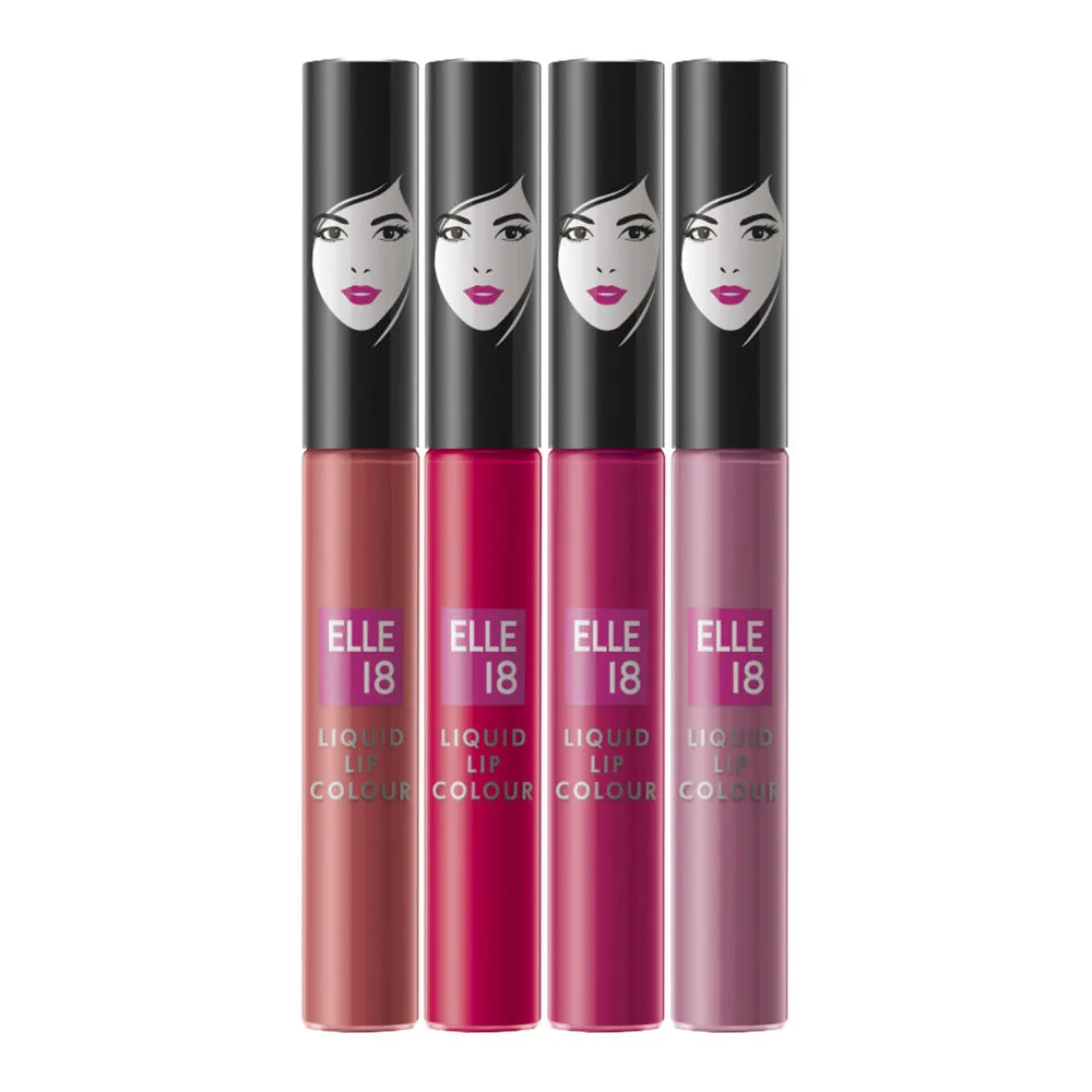 Elle 18 Pink Liquid Lips - Pack of 4