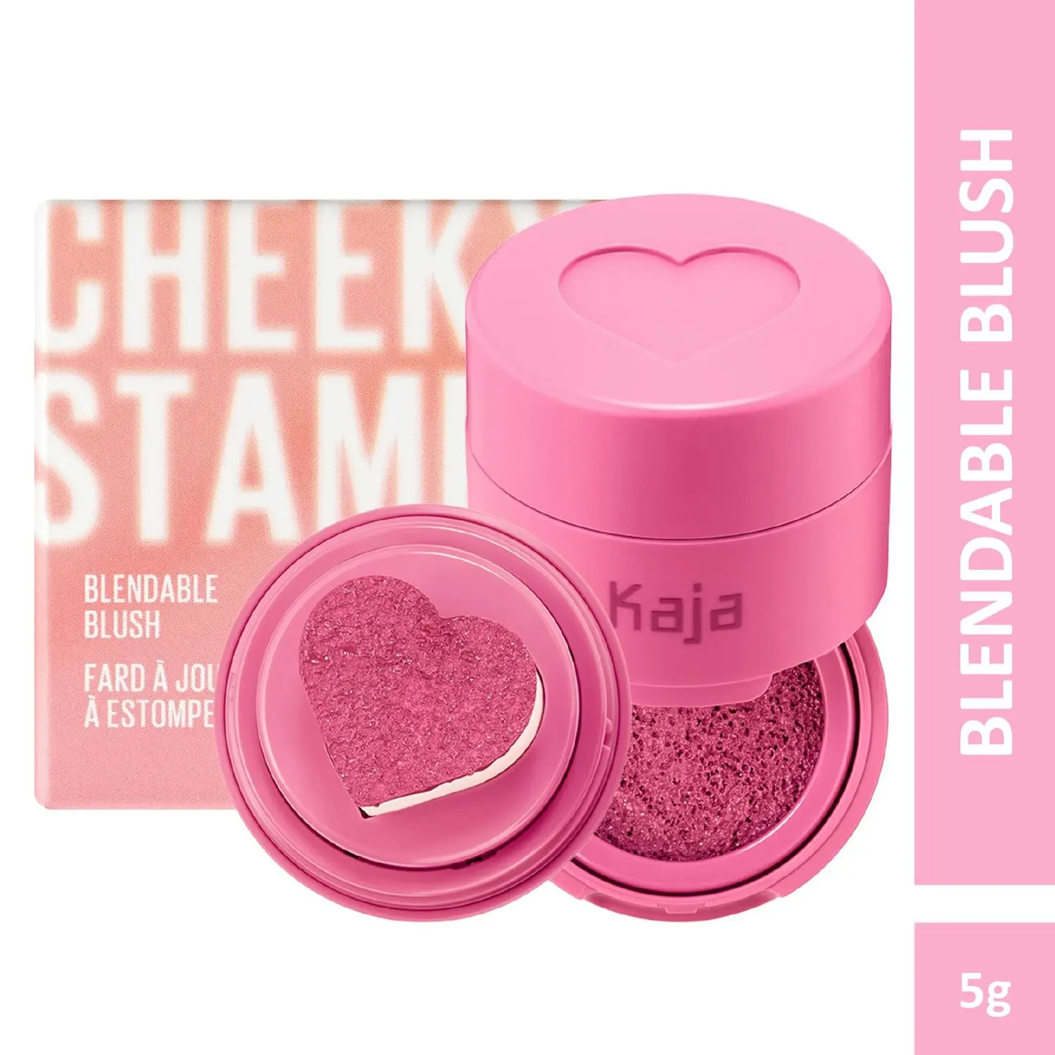 KAJA Cheeky Stamp | Blendable Liquid Blush | 04 Feisty 5g | Cruelty-free, Vegan, Paraben-free, Sulfate-free, Phthalates-free, K-Beauty