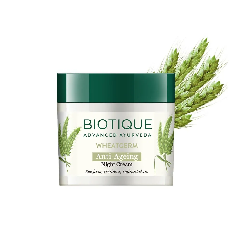 Biotique Wheatgerm Anti-Ageing Night Cream