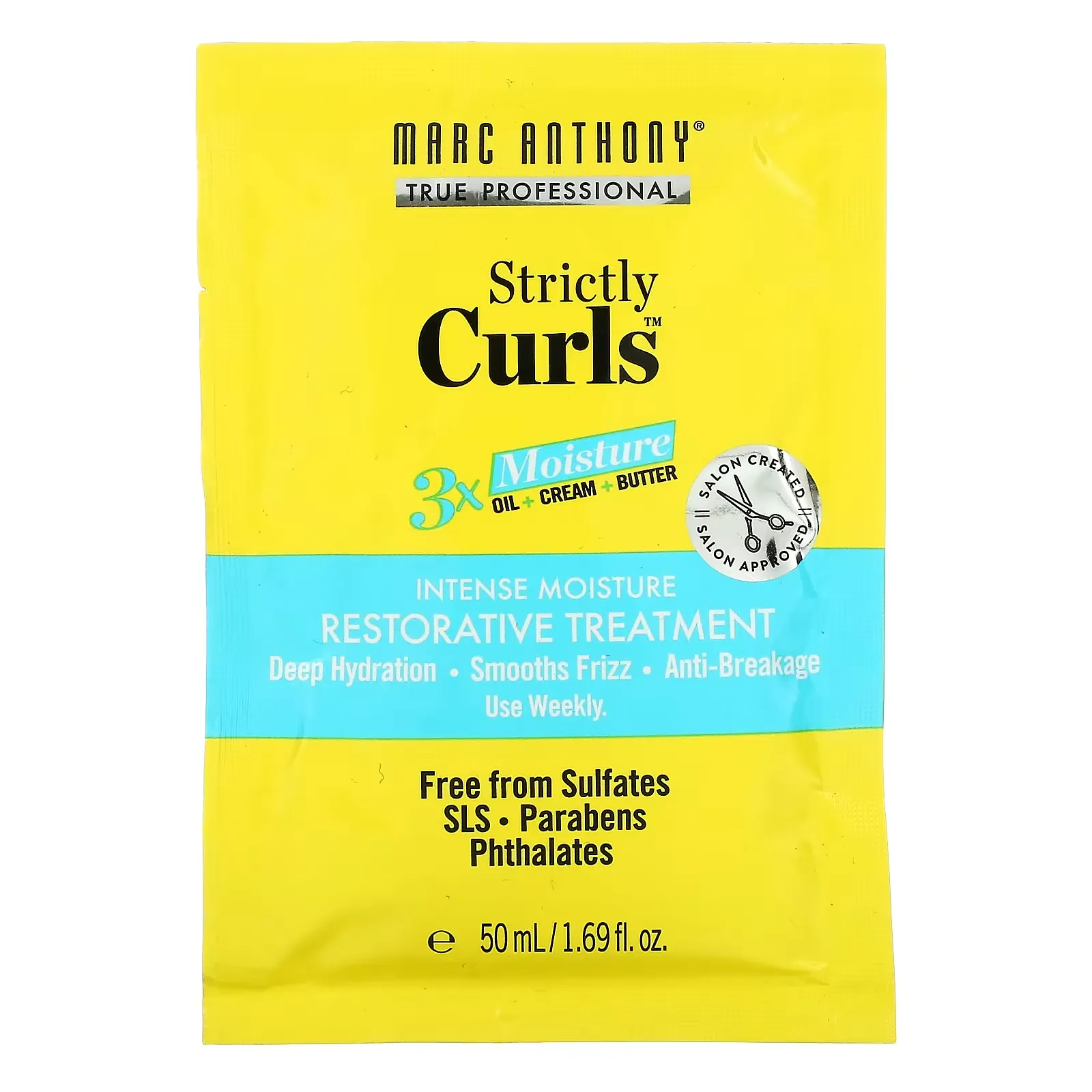 Strictly Curls, Intense Moisture Restorative Treatment, 1.69 fl oz (50 ml)