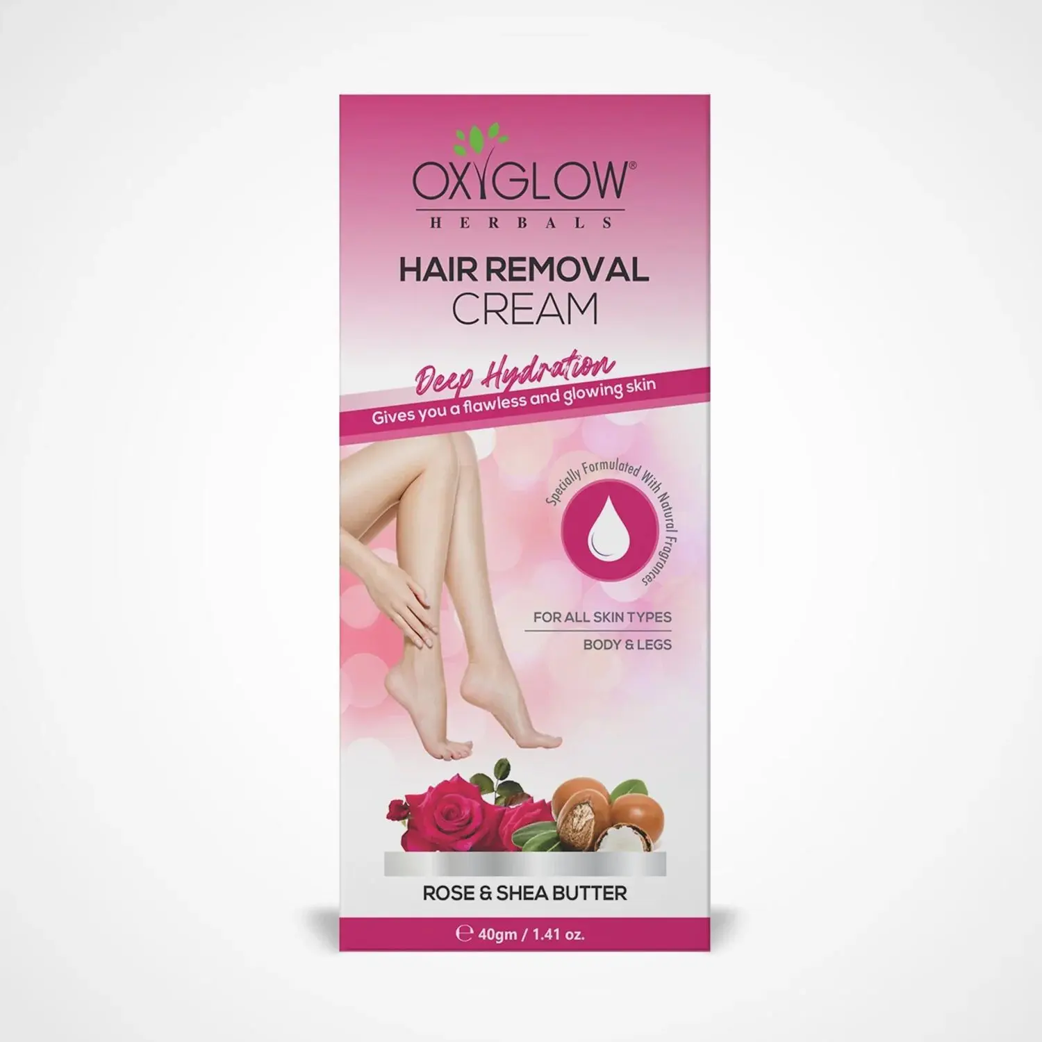 Oxyglow Herbal Hair Removal Cream - 40 g