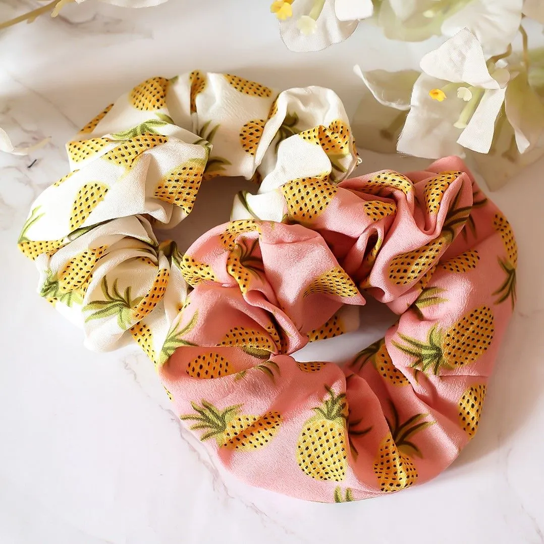 Bellofox Pineapple Scrunchie Set Of 2