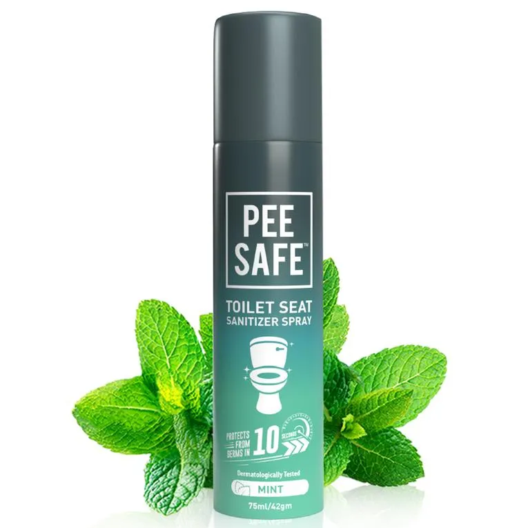 Pee Safe Toilet Seat Sanitizer Spray Mint