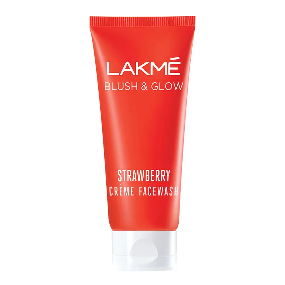 Lakme Blush & Glow Strawberry Creme Face Wash