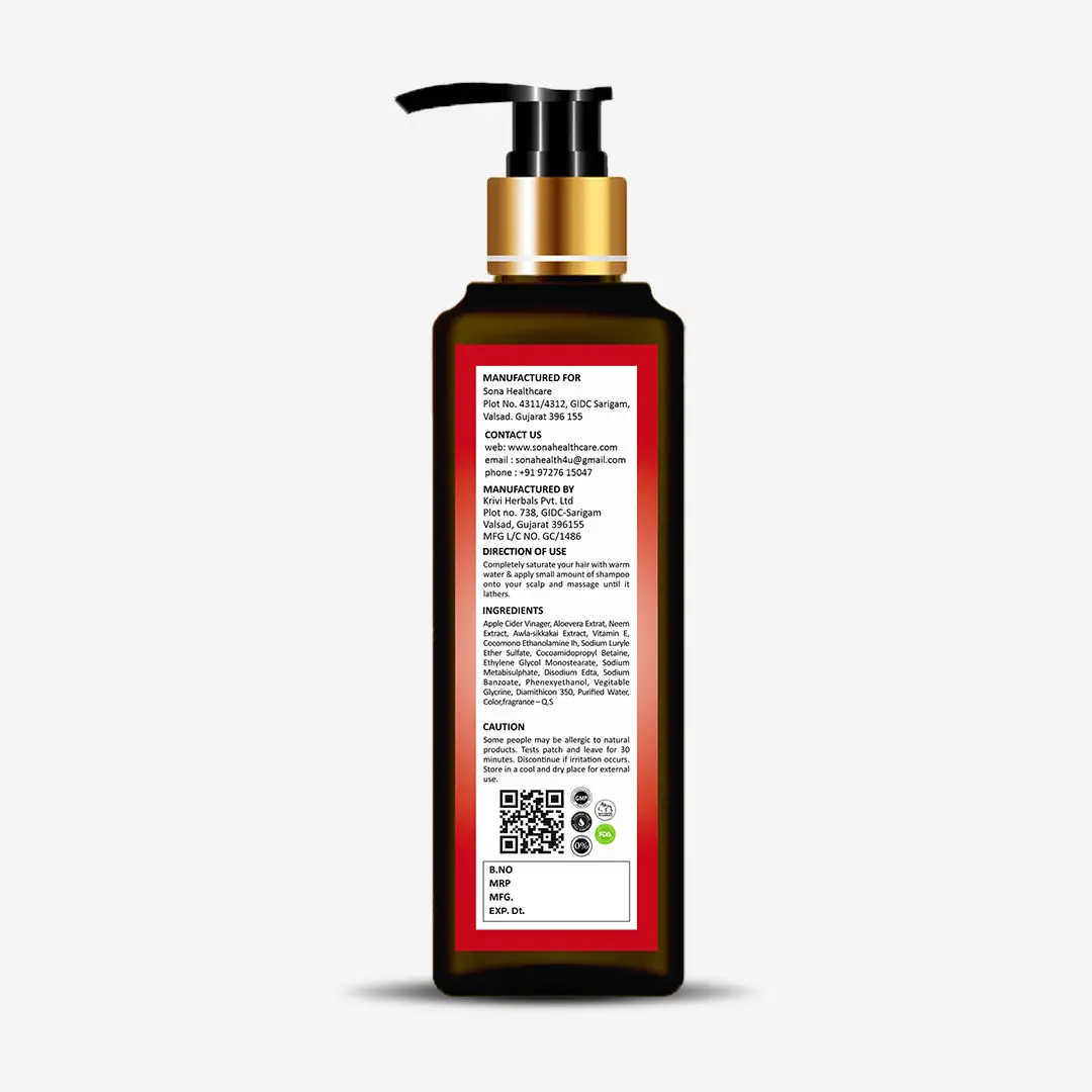 Sona Apple Cider Vinegar Shampoo 200 ml