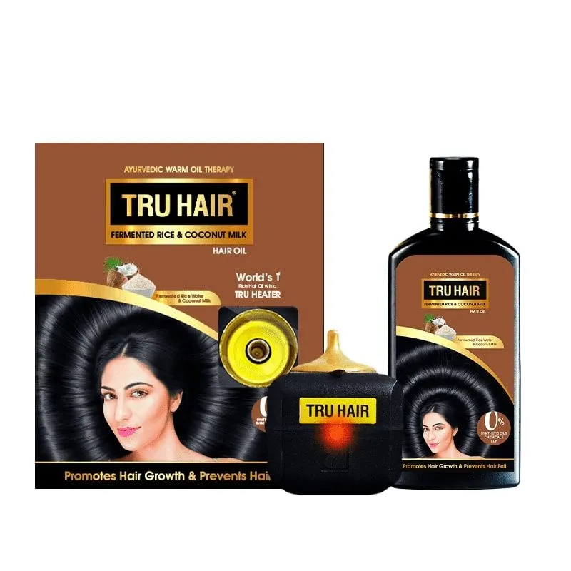 TRU HAIR Fermented Rice Water & Coconut Milk Hair Oil