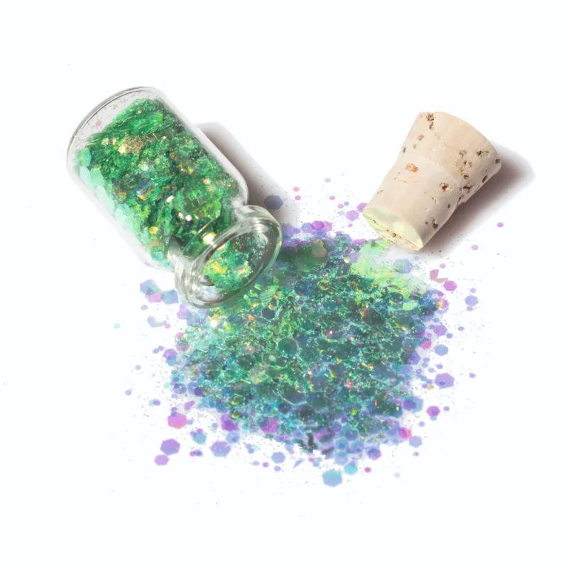 Kingdom Of Lashes Eye Glitter - Electric Green