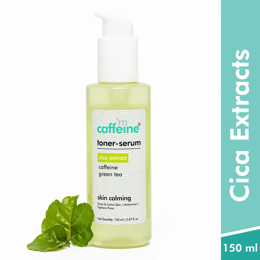 MCaffeine Cica 2in1 Toner-Serum with Green Tea - Calms & Tones Skin, Tightens Pores & Moisturizes