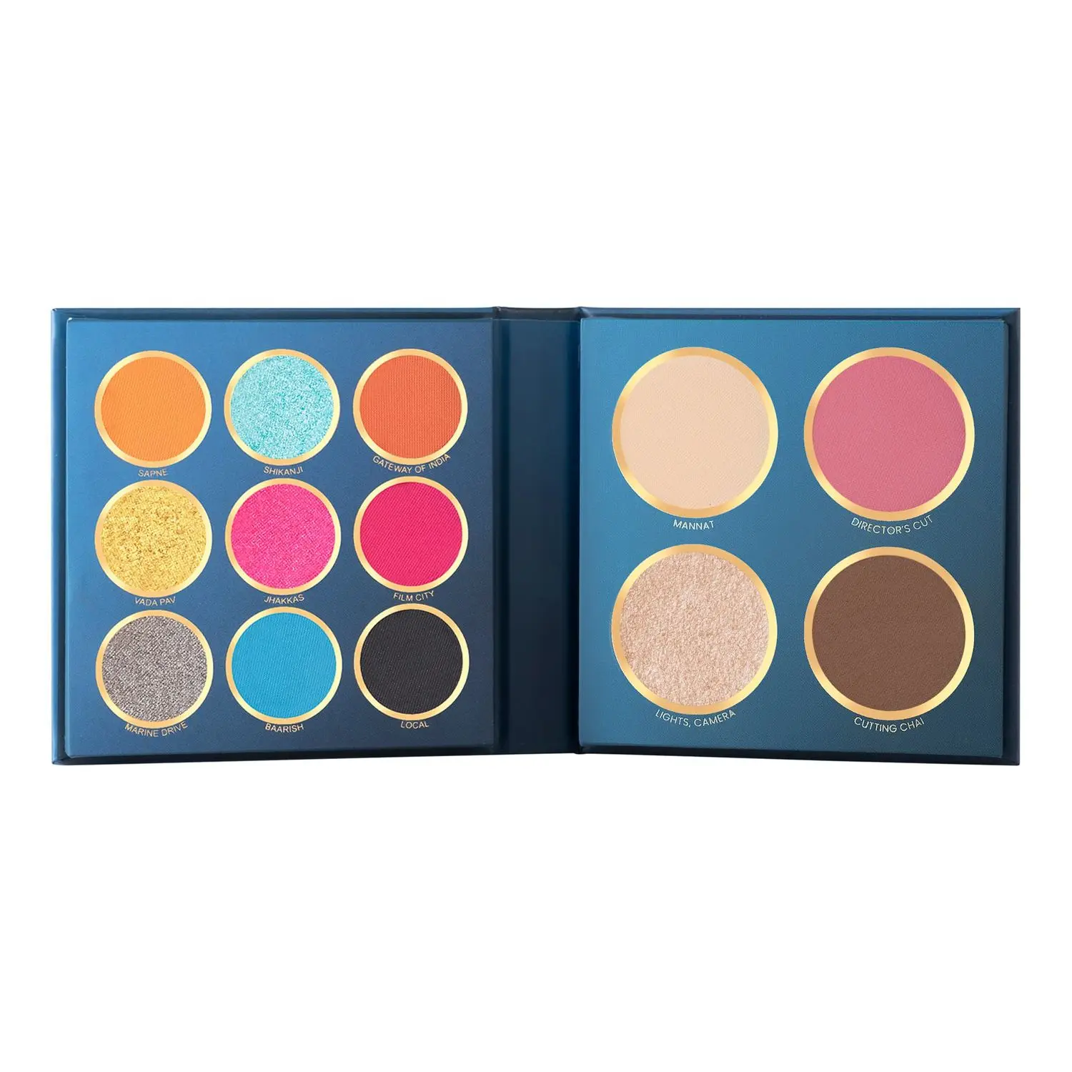 MARS City Paradise Complete Makeup Kit with Highly Pigmented Eyeshadows, Highlighter, Blusher & Face Powder - Mumbai | 16g