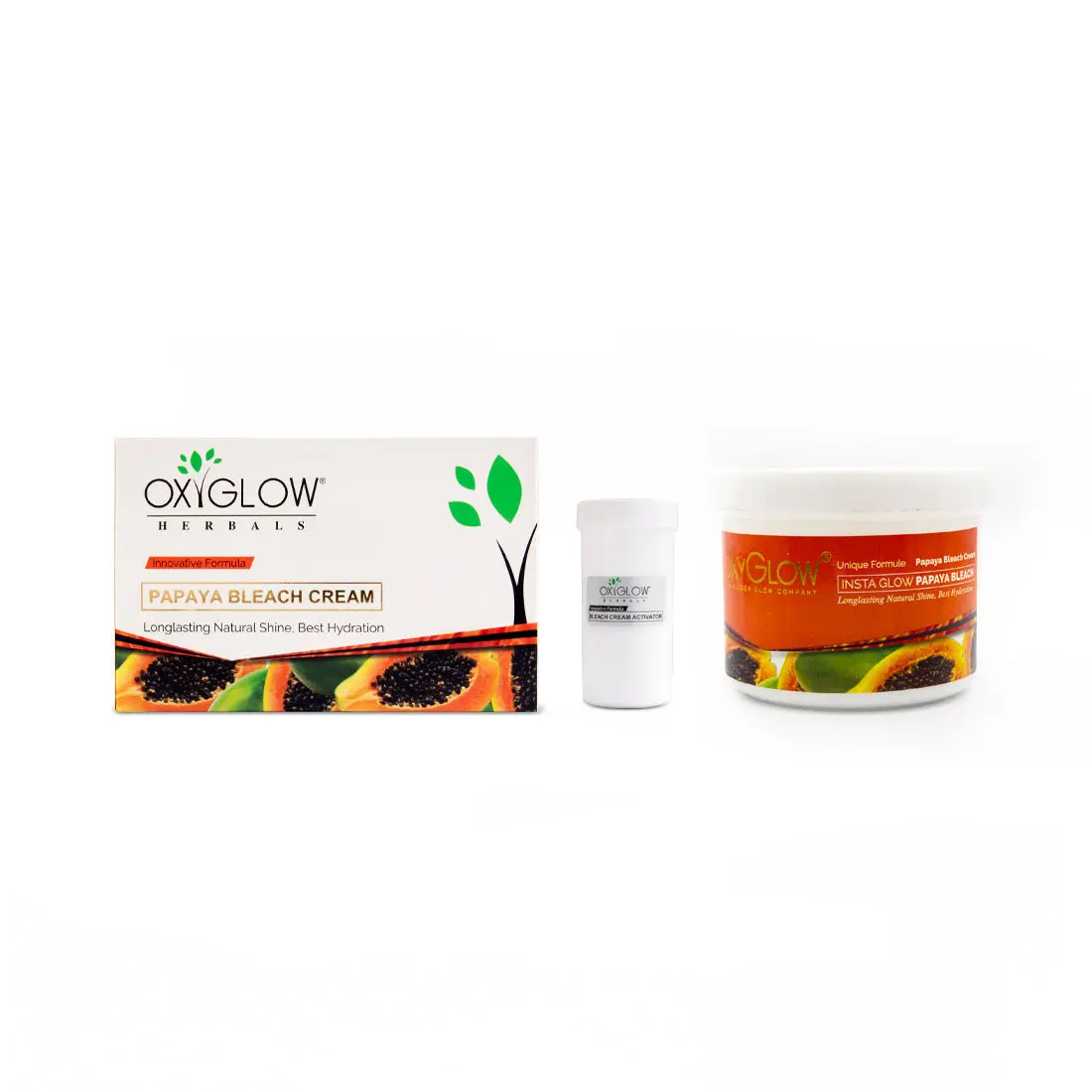 Oxyglow Papaya Bleach Cream - 300 g