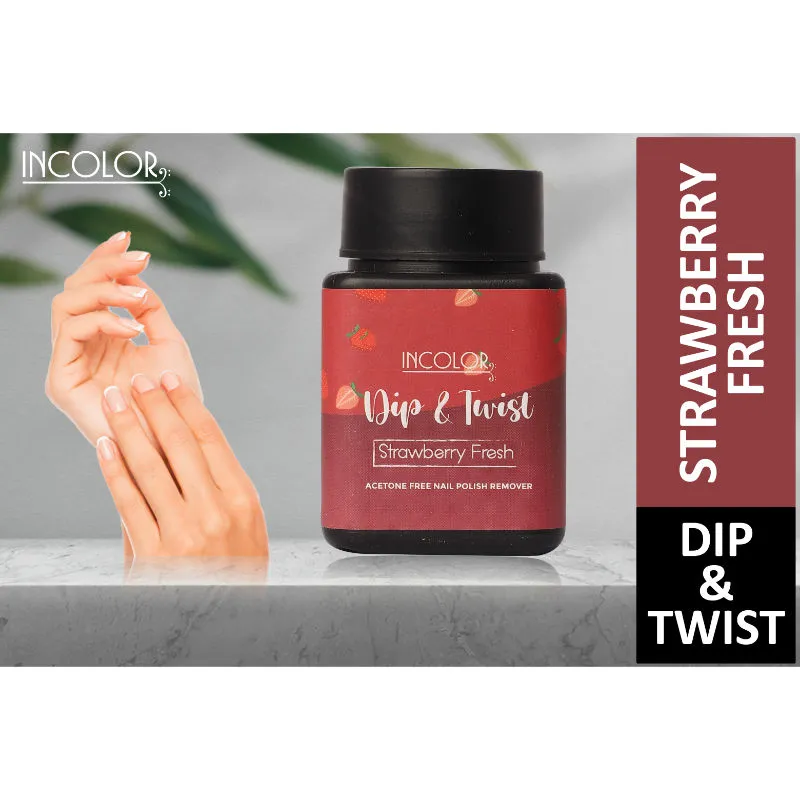 Incolor Dip & Twist Nail Enamel Remover - Strawberry Fresh 04