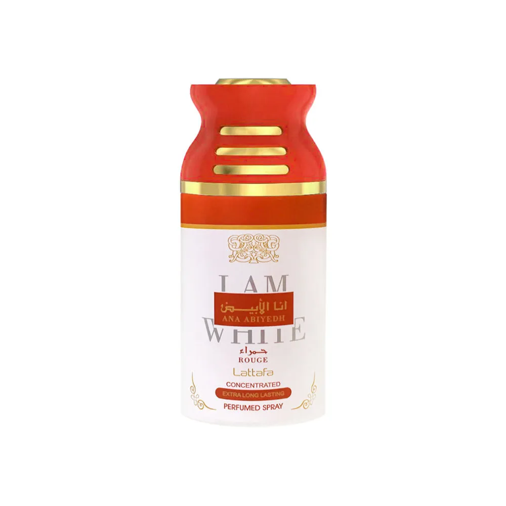 Lattafa Ana Abiyedh Rouge Concentrated Extra Long Lasting Perfumed Deodorant