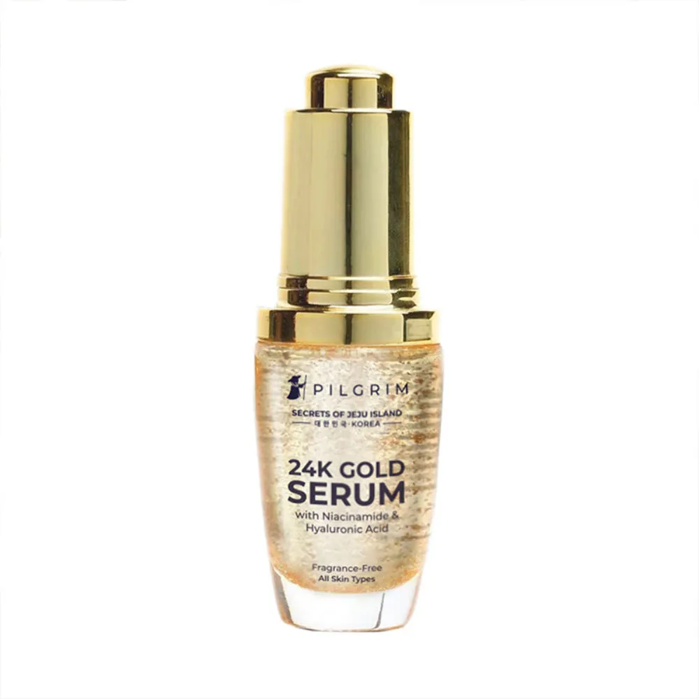 Pilgrim 24K Gold Collagen Boosting Face Serum with Hyaluronic Acid