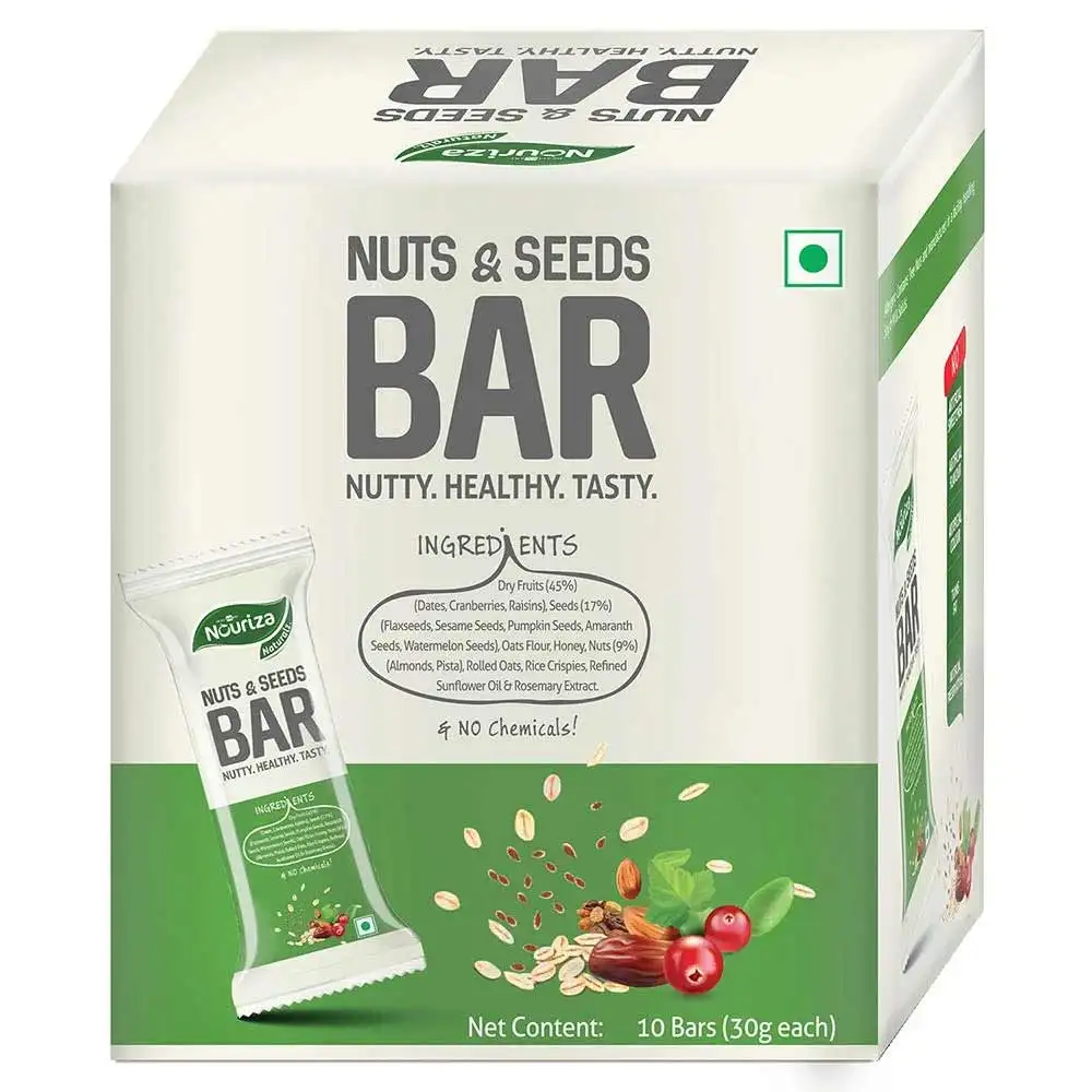 Nouriza Bar OP,  10 bar(s)  Nuts & Seeds