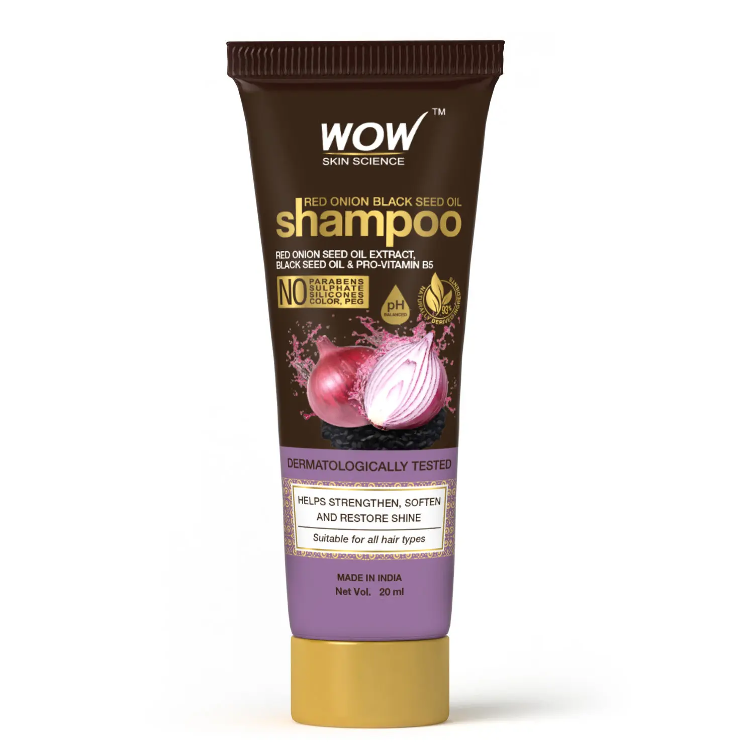 WOW Skin Science Onion Shampoo (20 ml)