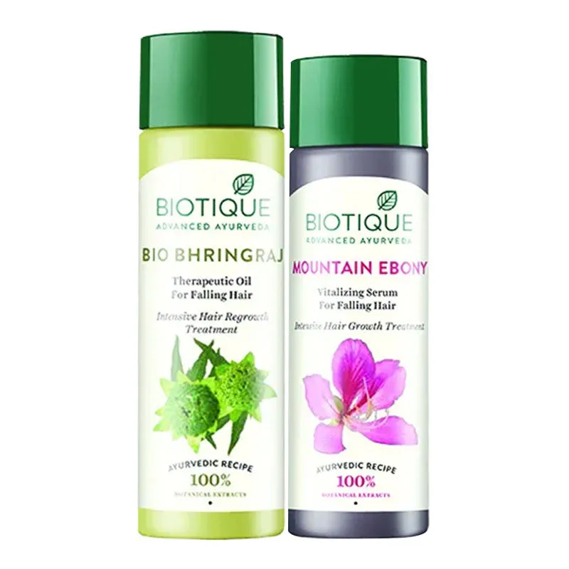 Biotique Pre & Post Hair Wash Duo (Oil & Serum)