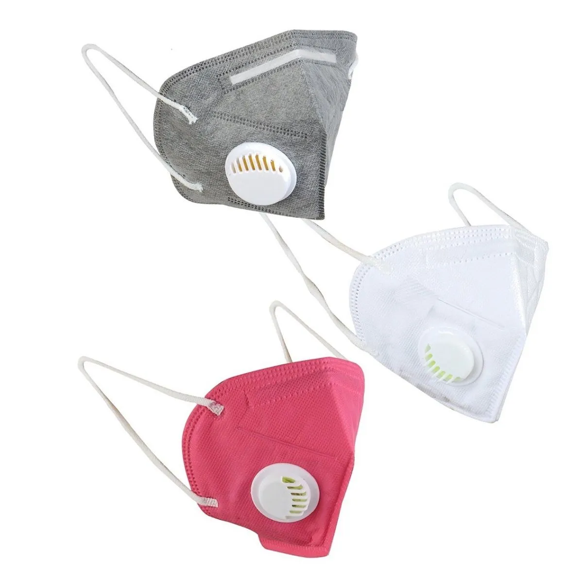 OOMPH Pack of 3 Kn95/N95 Anti-Pollution Reusable 5-Layer Mask