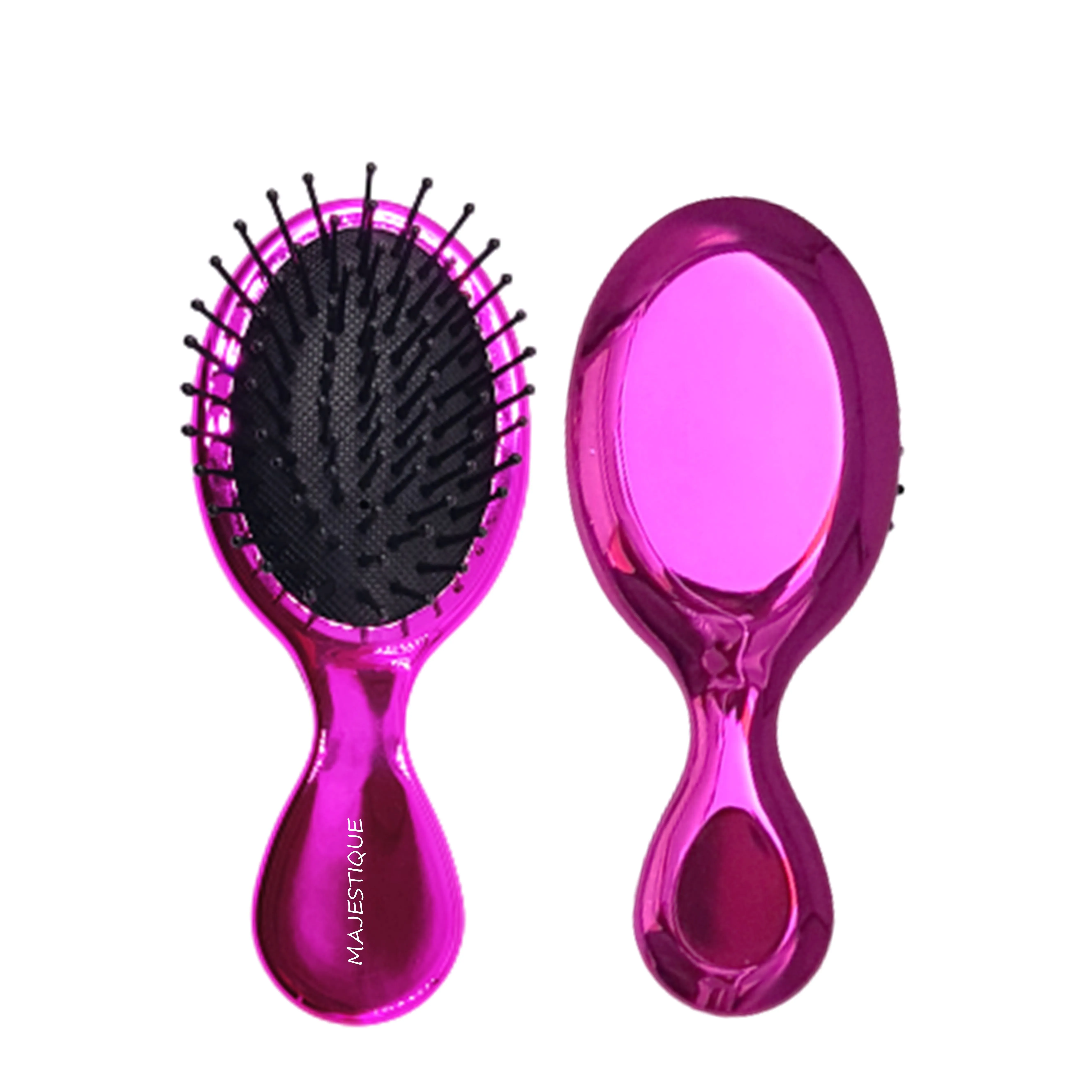 Majestique Mini Detangler Hairbrush Color May Vary