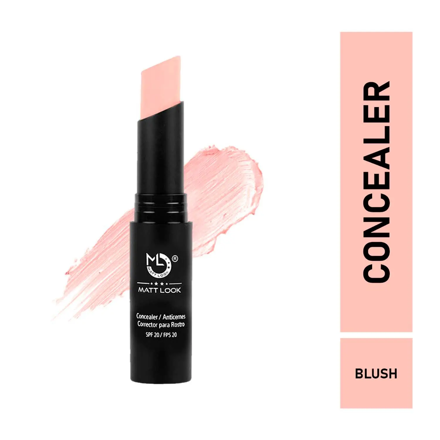 Matt look Concealer & Anticernes SPF-20/FPS-20, Blush (3.6gm)