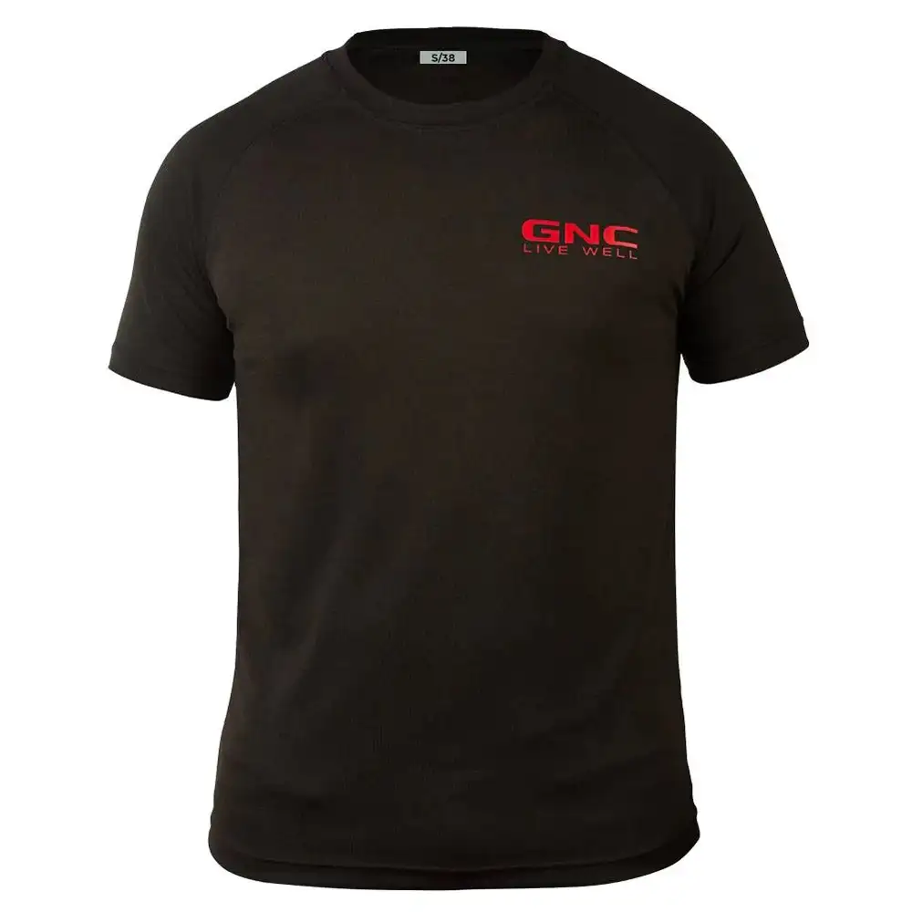 GNC Round Neck T-Shirt,  Black  S