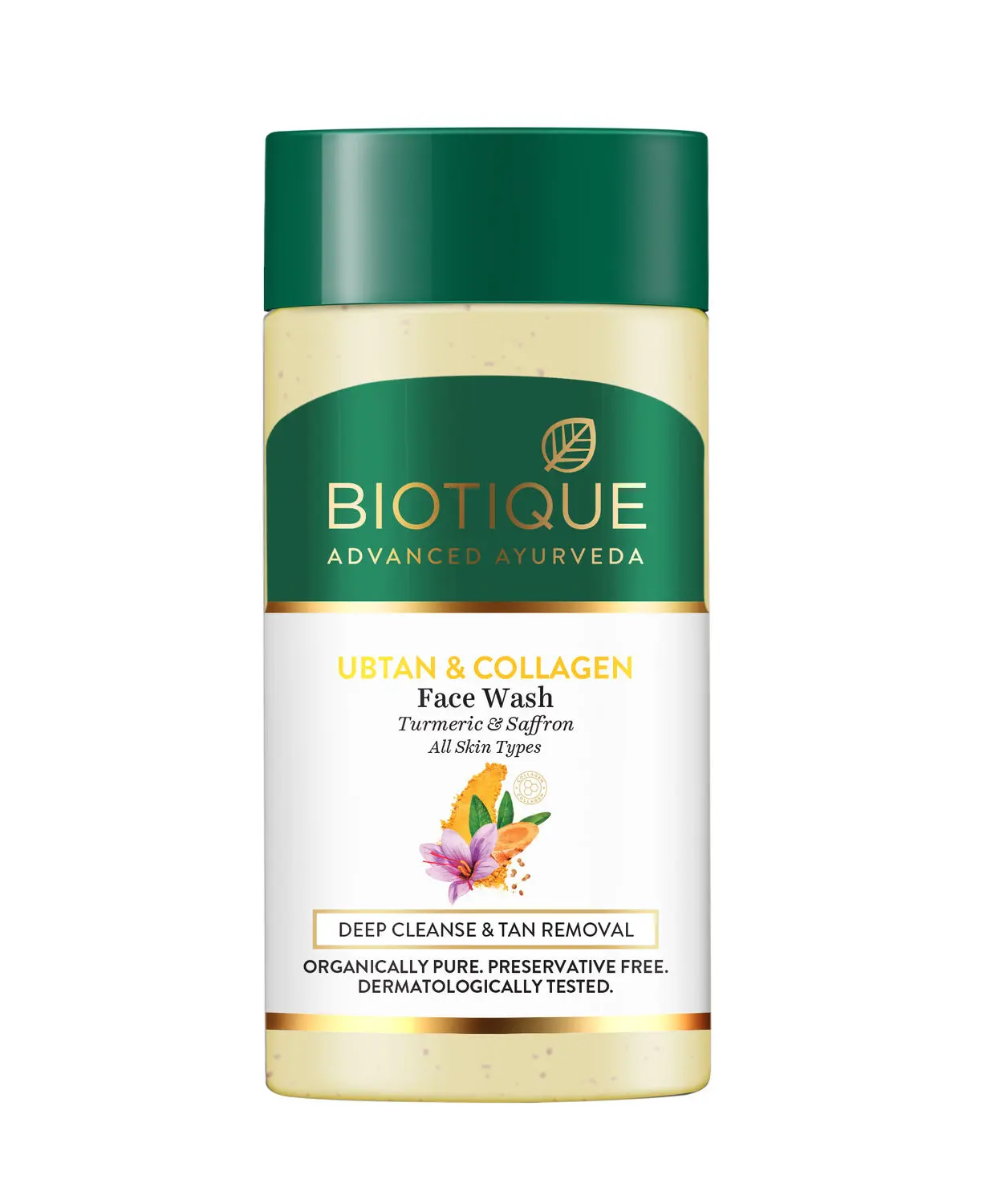 BIOTIQUE UBTAN & COLLAGEN Face Wash 25ml