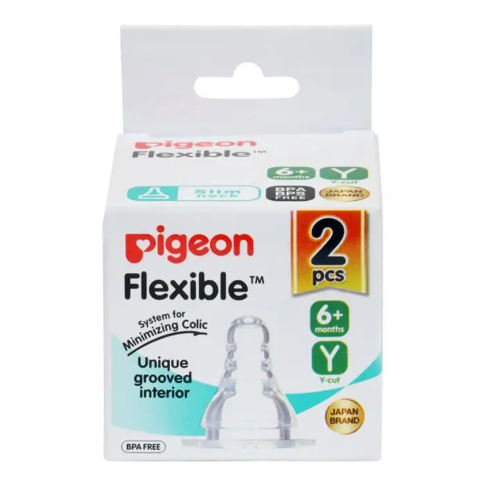 Pigeon Peristaltic Nipple 2 Pc Y Size