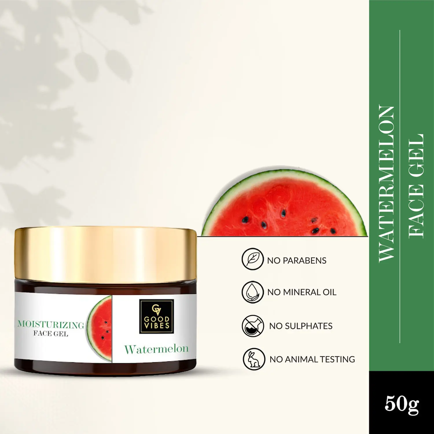 Good Vibes Moisturizing Face Gel - Watermelon (50 g)