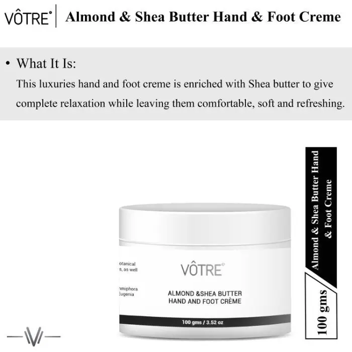 Votre Almond & Shea Hand & Foot Cream