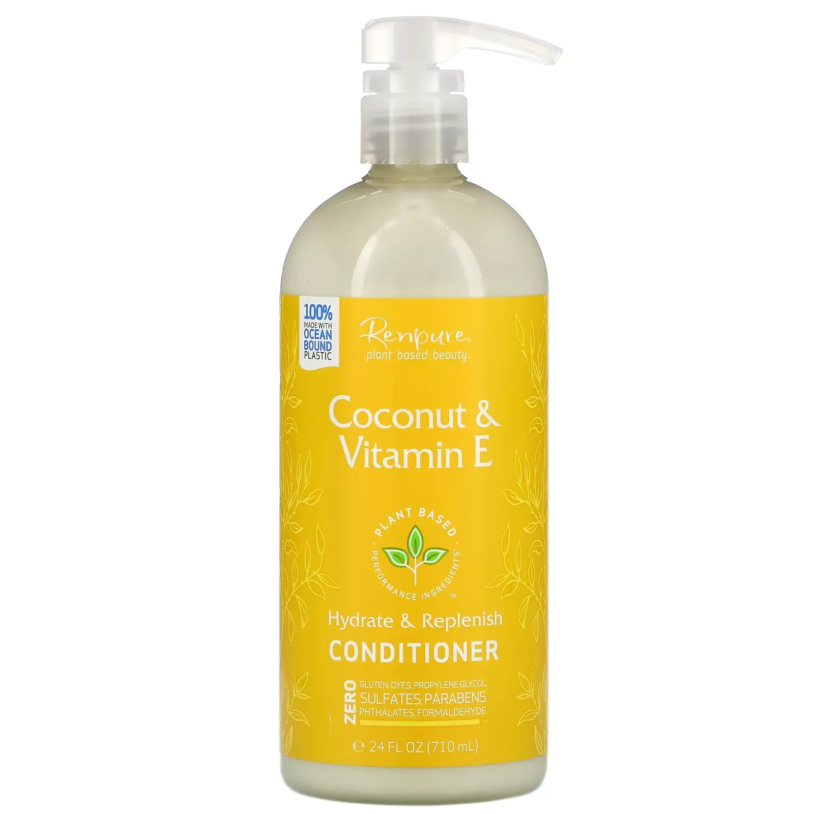 Coconut & Vitamin E Conditioner, 24 fl oz (710 ml)