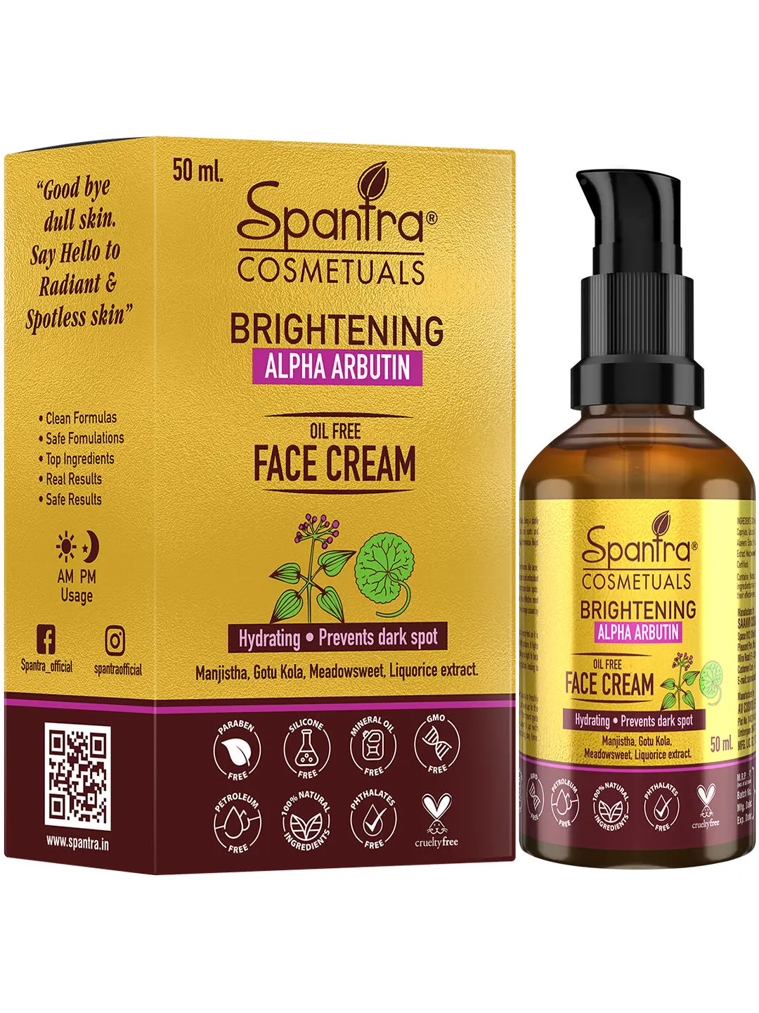 Spantra Alpha Arbutin Face Cream (50 ml)