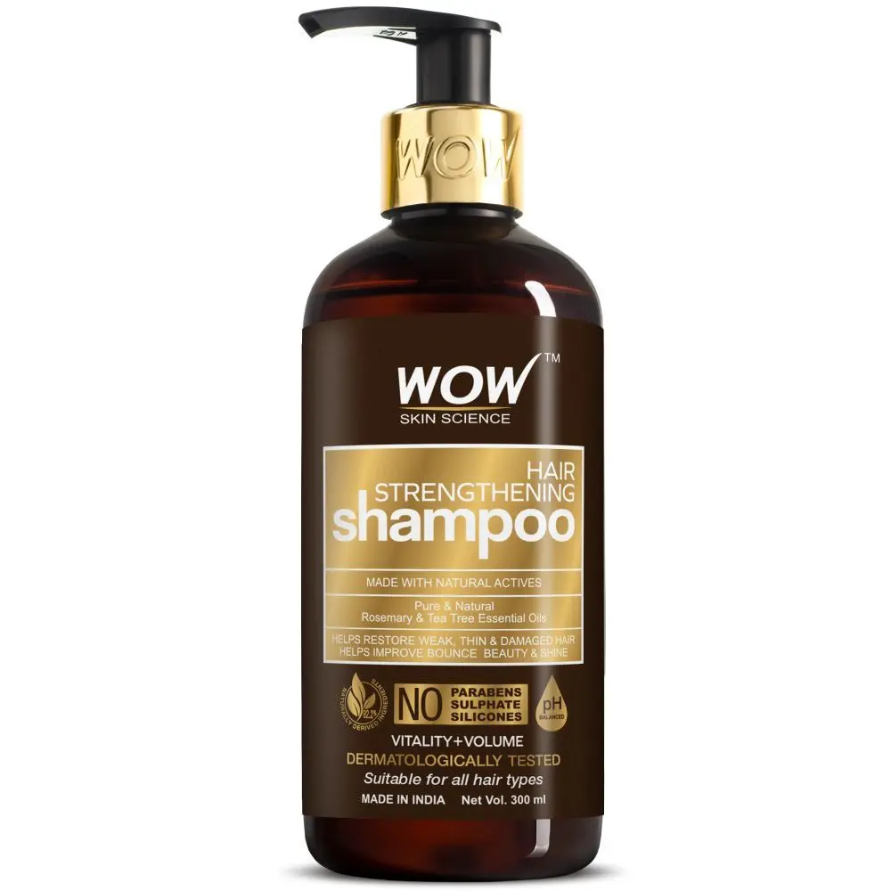 WOW Skin Science Hair Strengthening Shampoo (300 ml)