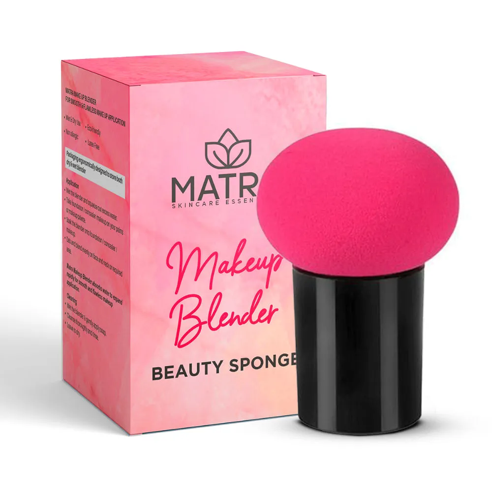 Matra Professional Mushroom Head Beauty Blender Makeup Sponge with Handle