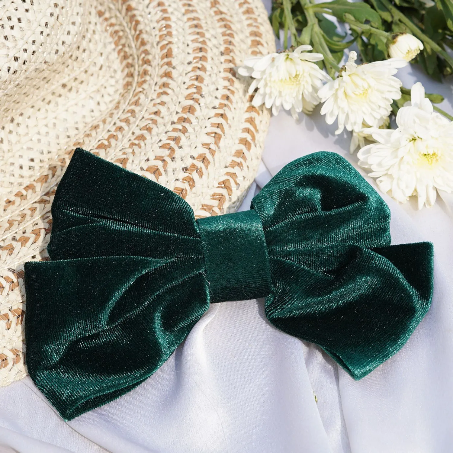 Joker & Witch Green Bow Pretty Hair Clip For Women