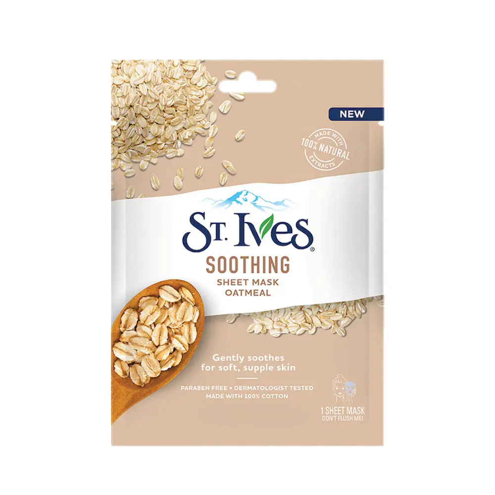 St. Ives Oatmeal Soothing Sheet Mask 1 nos