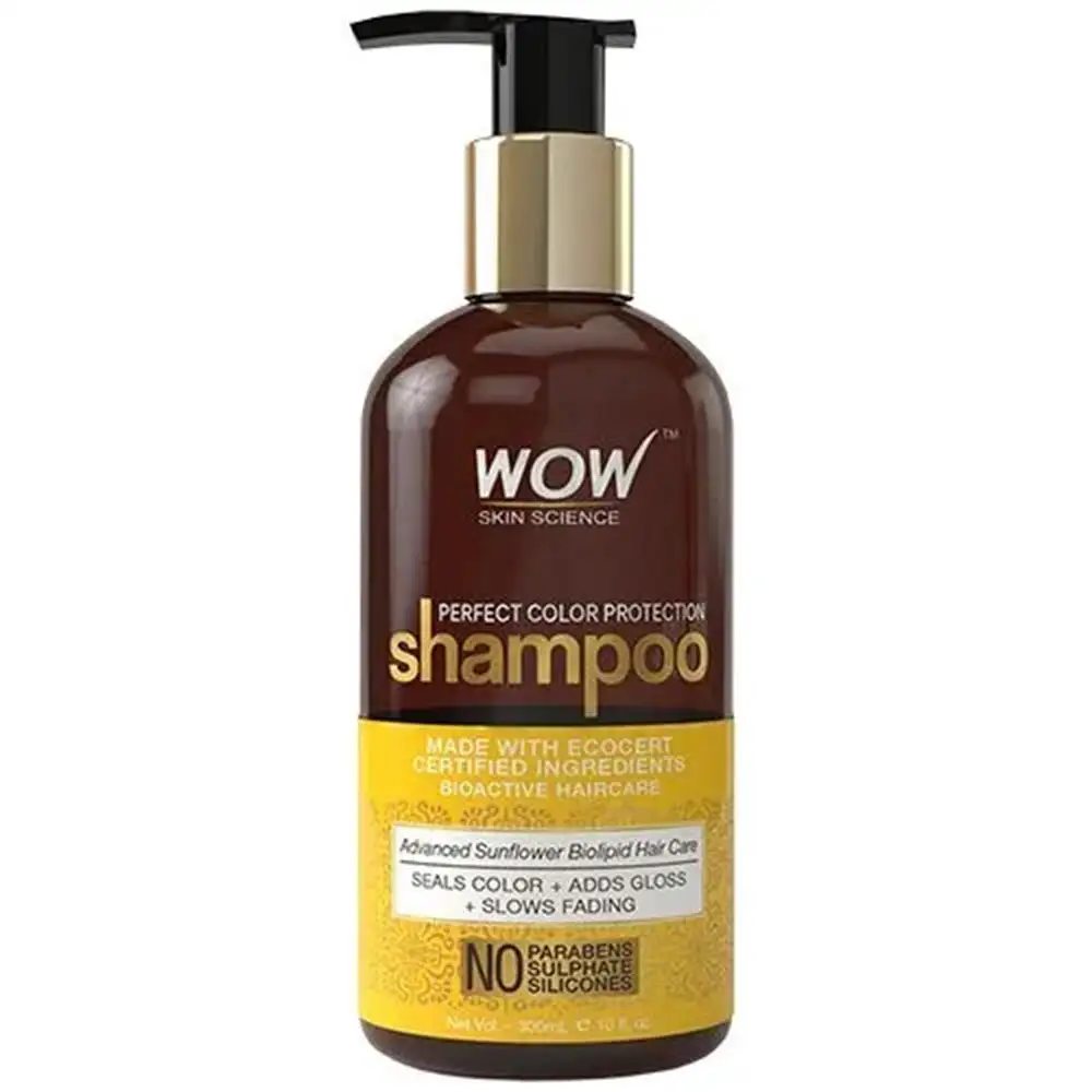 WOW Skin Science Perfect Color Protection Shampoo,  300 ml  for Color Treated Hair