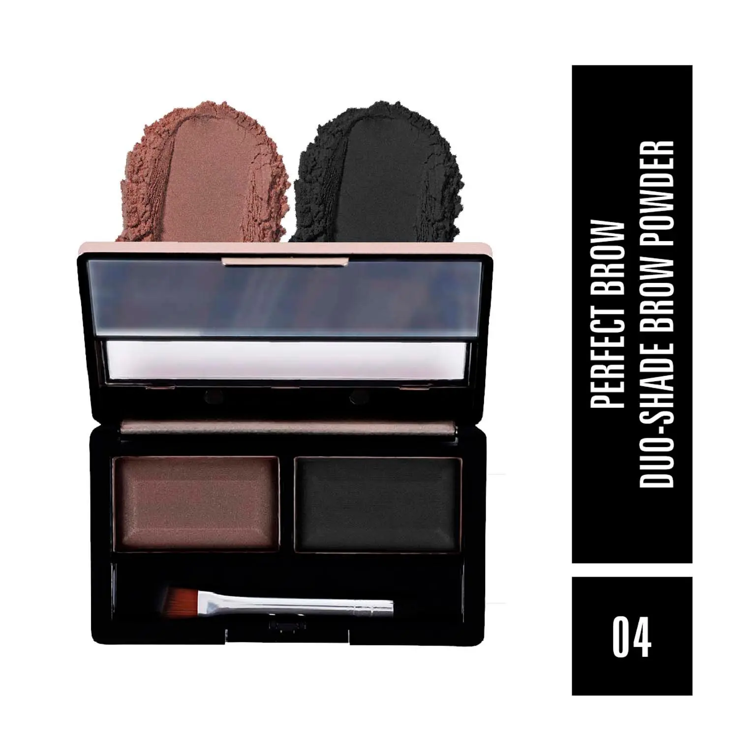 Matt look Perfect Brow Duo-Shade Brow Powder, Eyebrow Palette, Eye Makeup, Mutlicolor-4 (8gm)