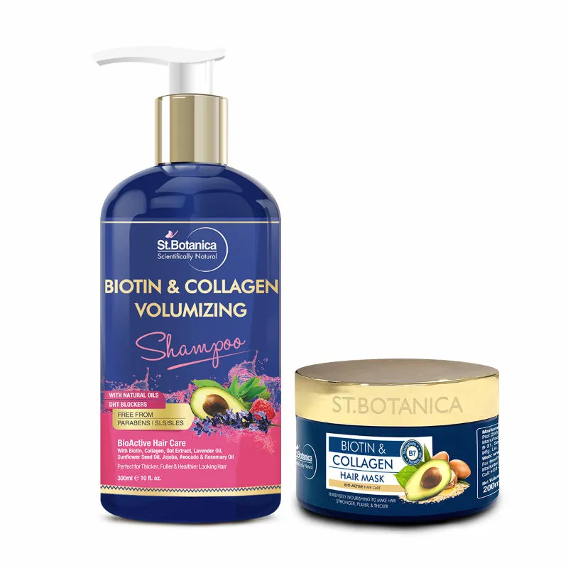 St.Botanica Biotin And Collagen Shampoo + Hair Mask